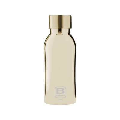 B Bottles Twin - Yellow Gold Lux ??- 350 ml - Double wall thermal bottle in 18/10 stainless steel